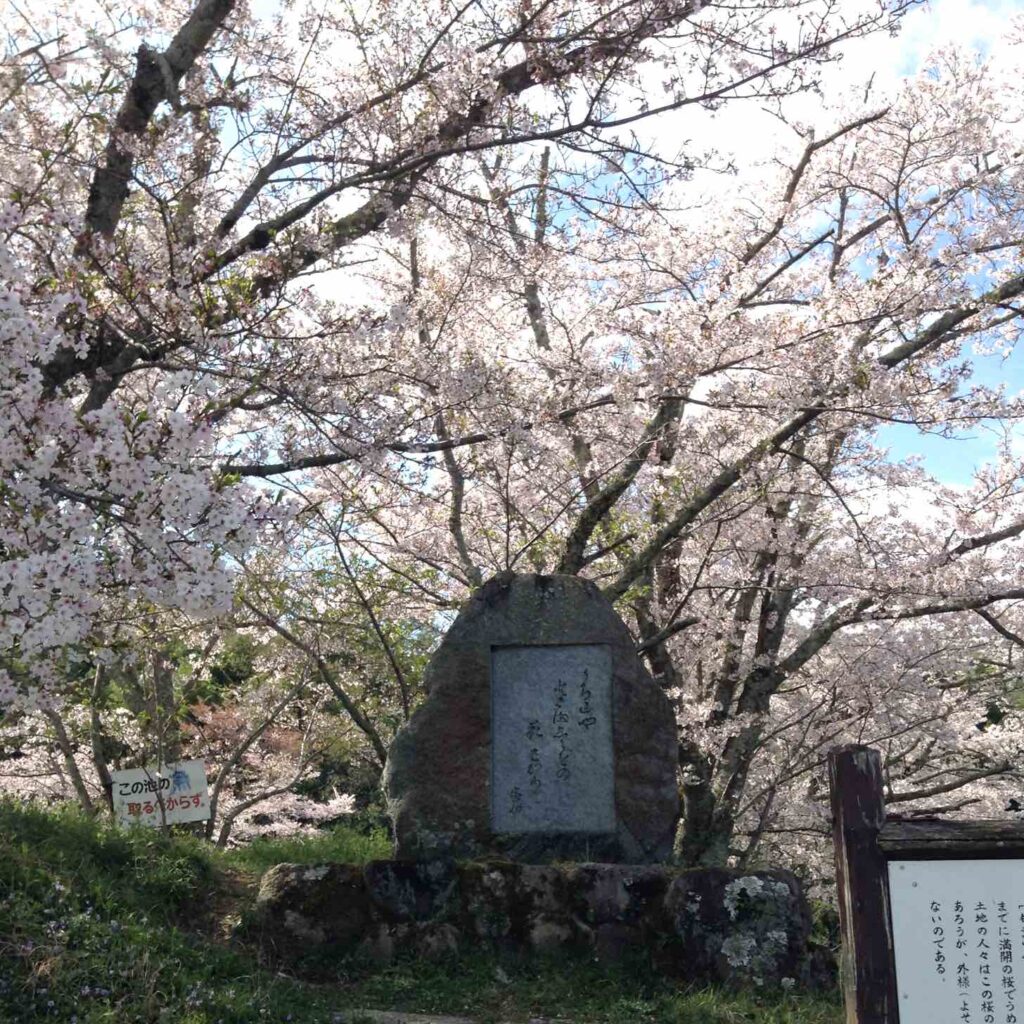 内山永久寺跡芭蕉の句碑